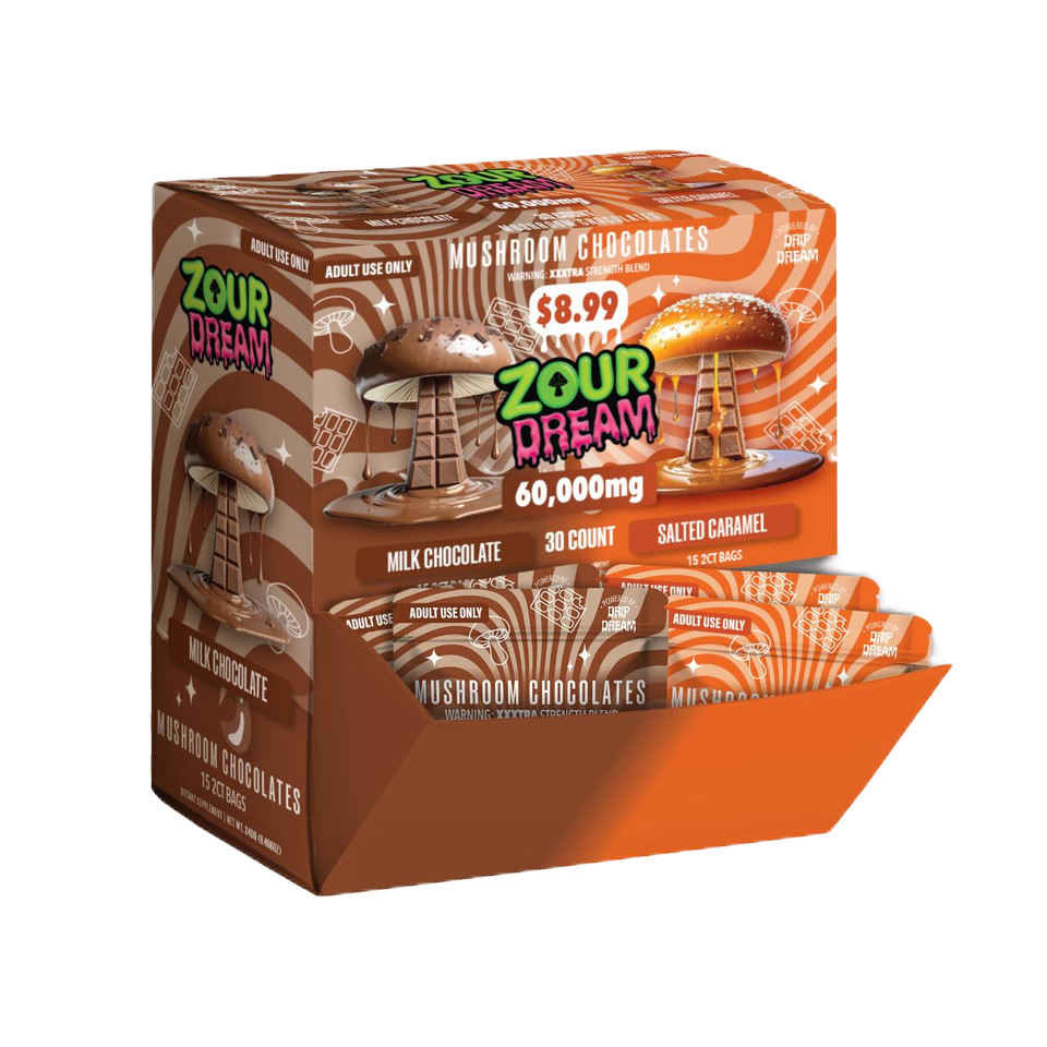 Zour Dream Mushroom Chocolate 2pk / Milk Chocolate / 2 pk